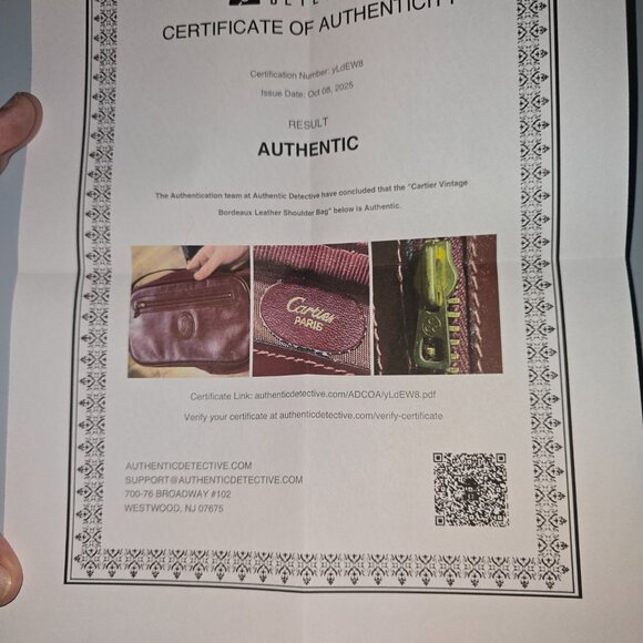 Cartier crossbody bag with COA - Picture 2 of 8